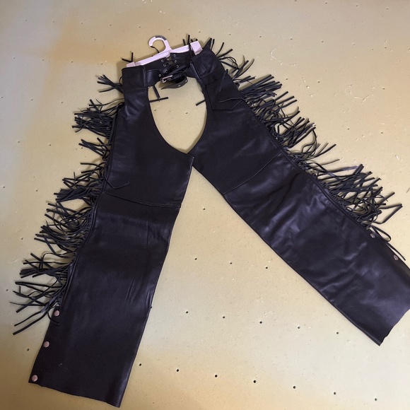 Universal Rider Chaps Universal Rider | Jeans | Vintage Leather Chaps | Poshmark